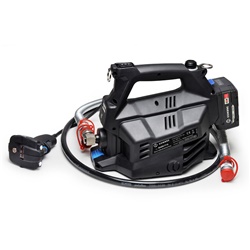 Pompa elettro-oleodinamica portatile 18V 700 bar con pulsantiera e tubo flessibile 2 m per applicazioni oleodinamiche professionali
