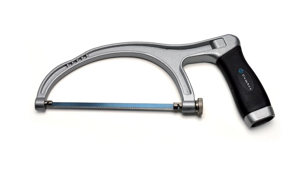 Seghetto tascabile metallo 6 angoli regolabili lama 150 mm impugnatura antiscivolo