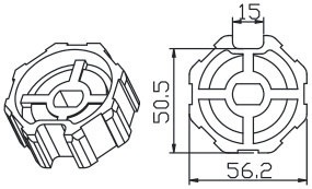 OTTAGONALE 59X0,6MM