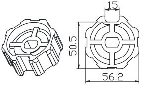 OTTAGONALE 59X0,6MM