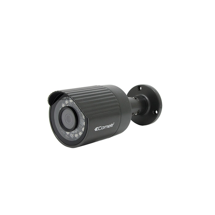 Telecamera IP bullet Full HD 1080p, ottica fissa 3.6mm, LED SMD Smart IR, contenitore IP66, ONVIF 2.2