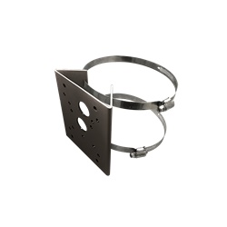 Supporto montaggio a palo grigio per telecamere bullet, compatibile serie Advance e Smart