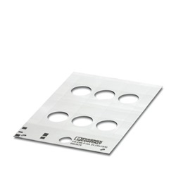 Targhetta identificativa 30x18/8mm per morsettiere