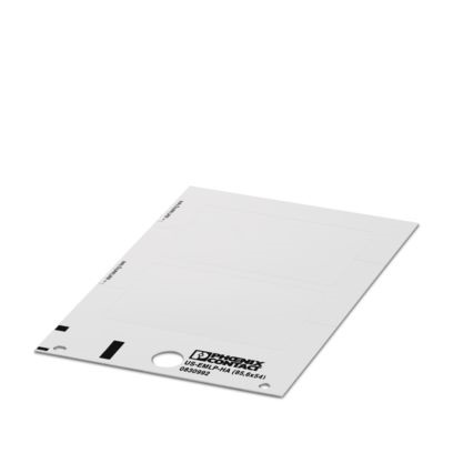 Targhetta identificativa 85,6x54mm per morsettiere