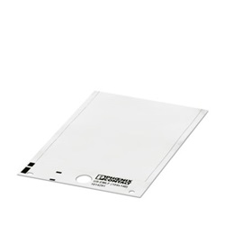 Targhetta plastica 104x140mm per morsettiere