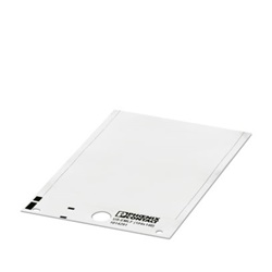 Targhetta plastica 104x140mm per morsettiere