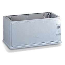 Sopralzo armadio vetroresina grigio RAL7040 860x709x450 mm senza serratura IP44 IK10 CEI EN62208