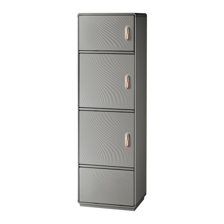 Armadio vetroresina IP55 3 vani + zoccolo 1840x580x460 mm per quadri elettrici