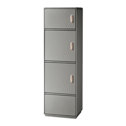 Armadio vetroresina IP55 3 vani + zoccolo 1840x580x460 mm per quadri elettrici