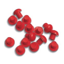 Segnalino morsettiera protezione catodica fissaggio a pressione rosso serie MPE