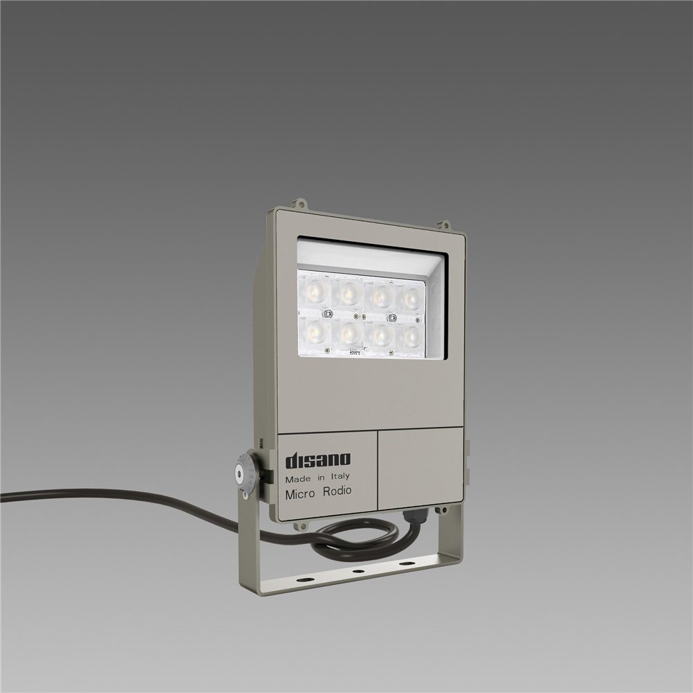 Proiettore LED 28W 3056lm IP66 simmetrico esterno grafite