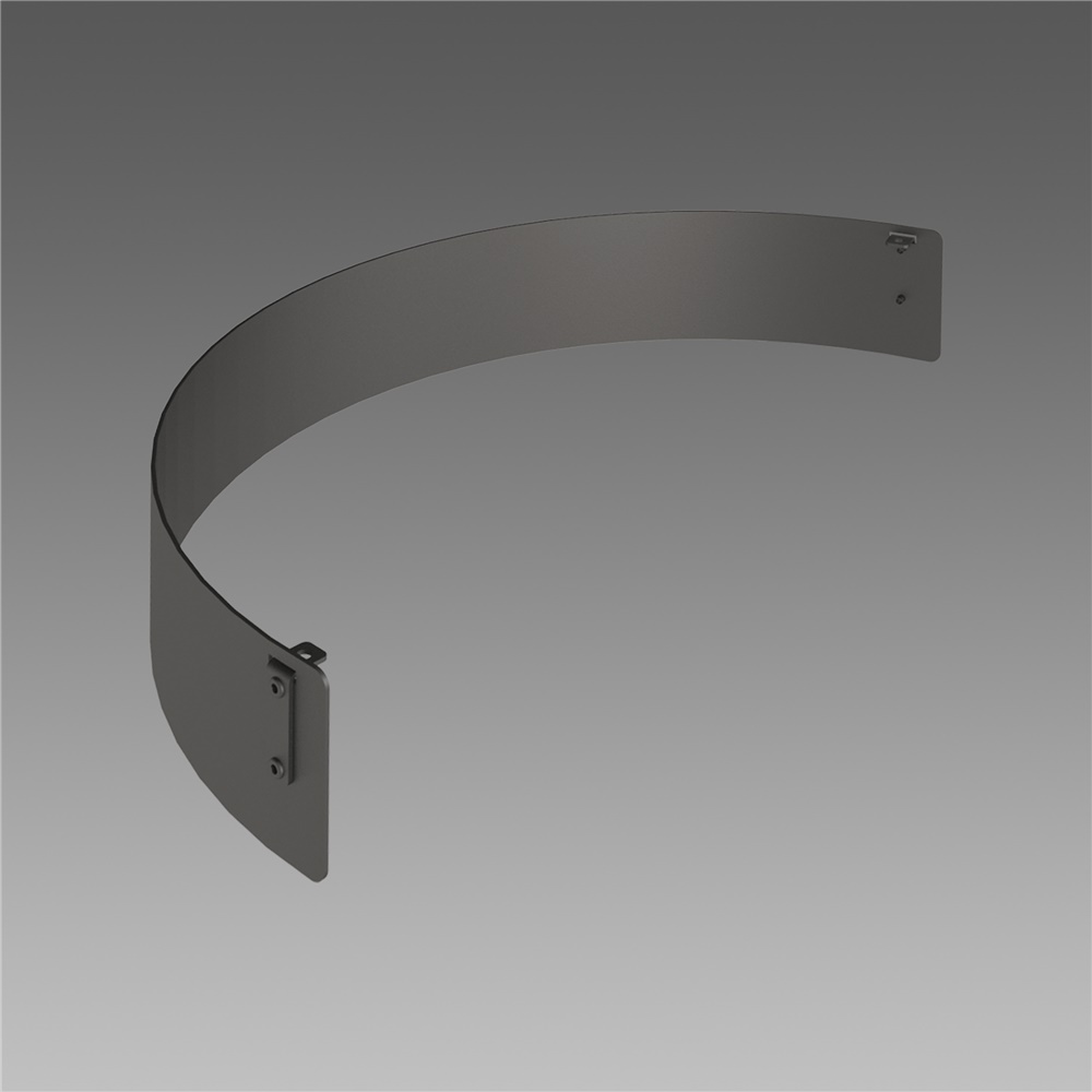 Schermo antiabbagliamento ISEO 109 antracite per illuminazione LED professionale