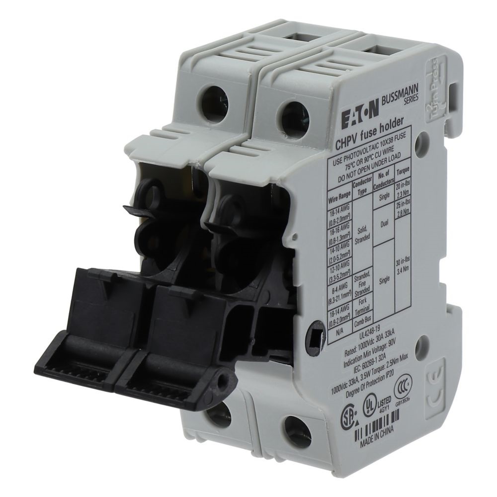 CHPV2U 2P 30A 1000VDC MFH FOR 10X38