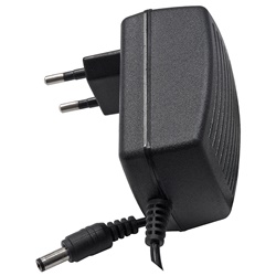 Alimentatore 12V 1A compatto con connettore 2,1x5,5 mm per alimentazione stabile dispositivi elettrici