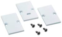 KIT tappi e viti bianco S30 per installazioni elettriche montaggio stabile protezione polvere e umidità