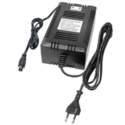 Caricabatterie 36V 1,9A per accumulatori al piombo con connettore integrato, uso elettrico professionale