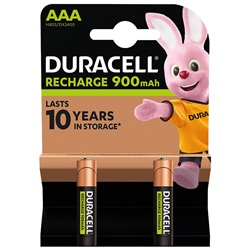 Batterie ricaricabili AAA NiMH 900mAh Duracell per dispositivi elettronici ed elettrici
