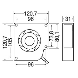 Interruttore CIC-120/DC12 compatto robusto per impianti elettrici 12V DC uso industriale e civile