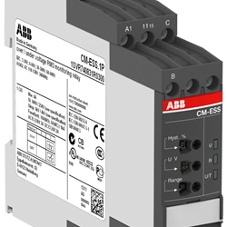Relè monitoraggio tensione monofase 1 contatto 3-600 VRMS 24-240 V AC/DC uso industriale