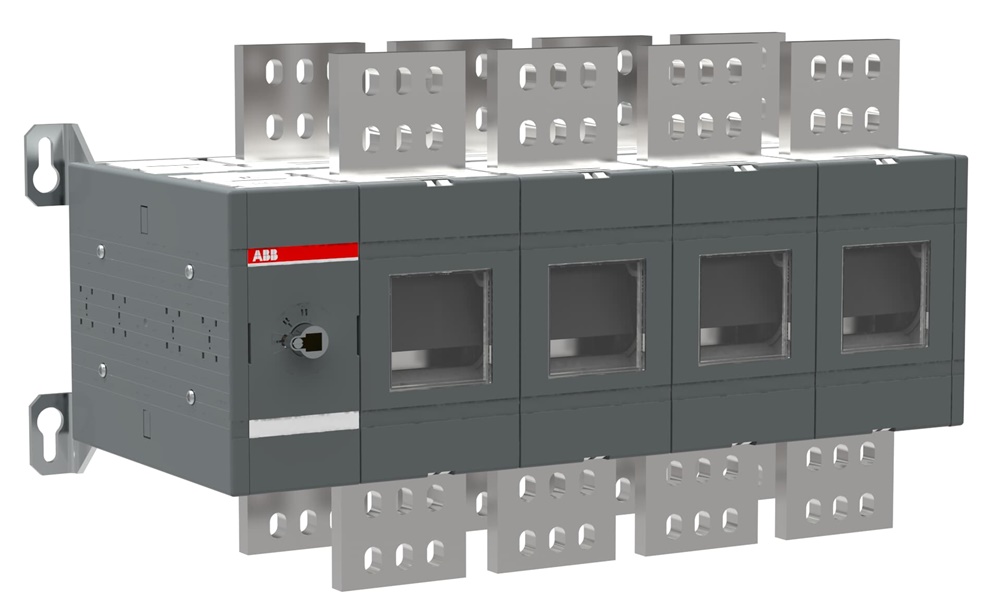 Sezionatore manuale 2500A 4 poli commutazione I-0-I per impianti elettrici industriali
