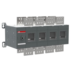 Sezionatore manuale 2500A 4 poli commutazione I-0-I per impianti elettrici industriali