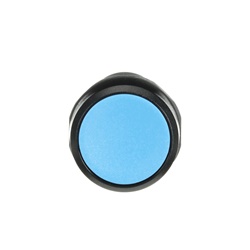 Pulsante comando compatto CP1-10L-11 blu non illuminato 1NO+1NC per impianti elettrici professionali