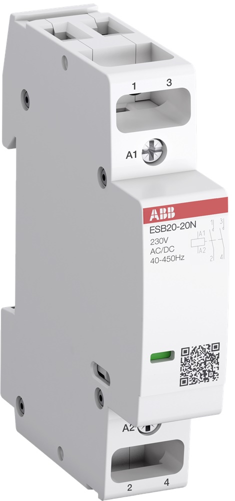 Contattore installazione ESB20-11N-14 20A 1NO 1NC 12V DC/AC per uso domestico e industriale