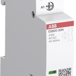 Contattore installazione ESB20-11N-14 20A 1NO 1NC 12V DC/AC per uso domestico e industriale