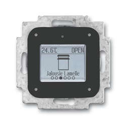 Sensore 6 canali 5 ingressi con display temperatura e ingresso universale per controllo KNX TP 24 V