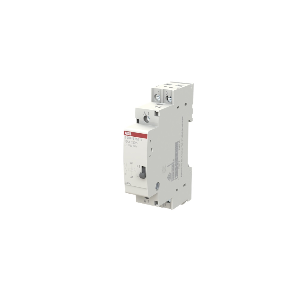 Relè elettromeccanico latching E290 16A 20V 115V controllo illuminazione residenziale e industriale