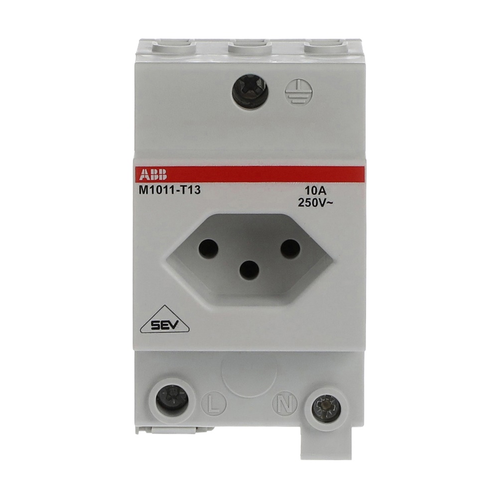 M1011-T13 Presa Modulare Grigia SEV 10A per Quadro Elettrico Civile e Industriale