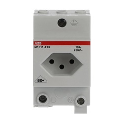 M1011-T13 Presa Modulare Grigia SEV 10A per Quadro Elettrico Civile e Industriale