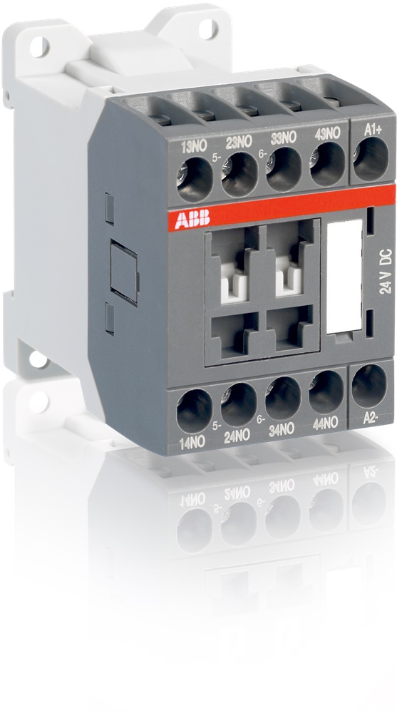 Contattore ausiliario 4 poli 24V DC per circuiti controllo e automazione
