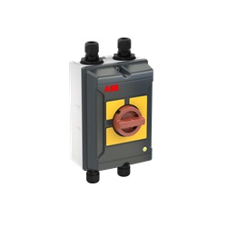 Sezionatore sicurezza ATEX EMC 3 poli 63A 415V IP65 alluminio zona 22 industriale
