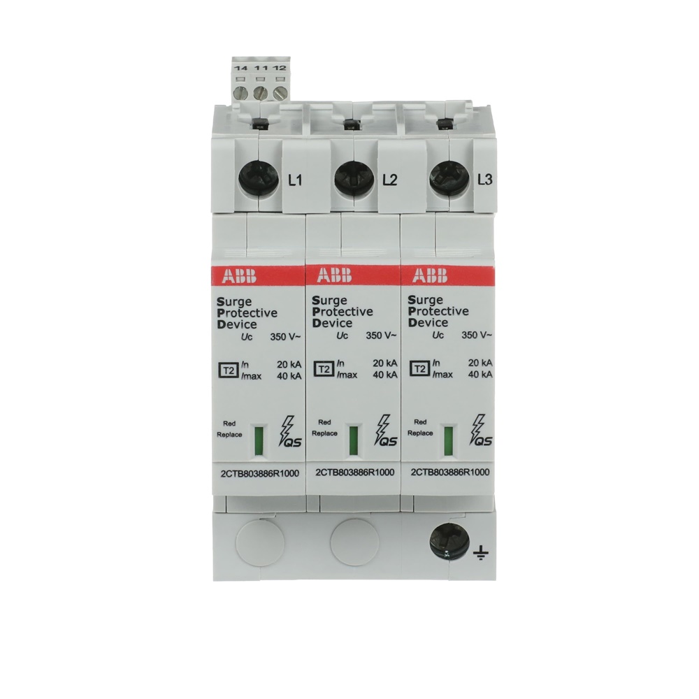 SPD protezione sovratensioni OVR T2 3L 40-350V 3 poli 40kA per impianti elettrici