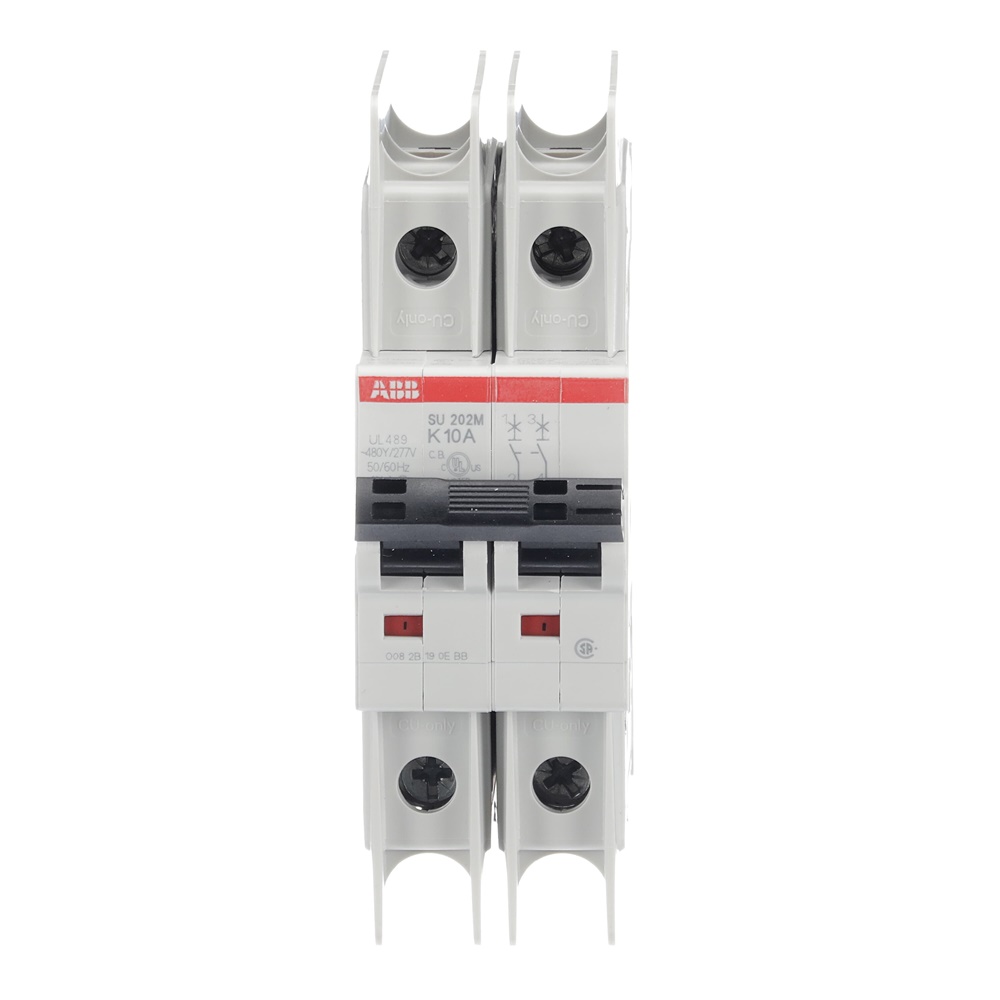Interruttore Automatico Miniatura SU202M 2P 10A K-Caratteristica 400V AC 11.2kA