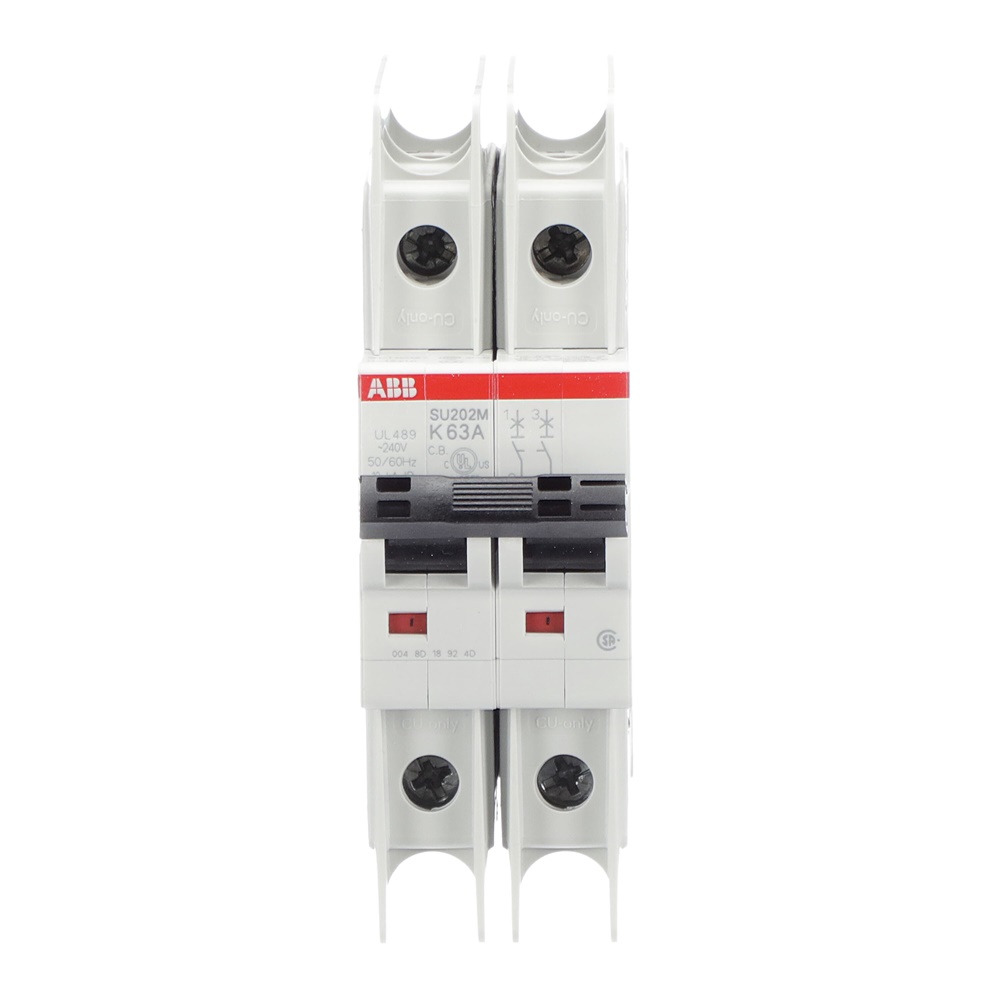 Interruttore Automatico Miniatura SU200M 2P 63A K-Caratteristica 400V AC 11,2kA