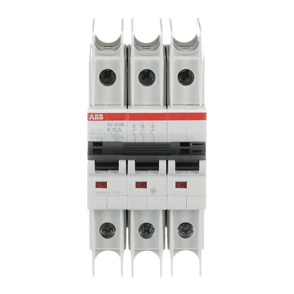Interruttore Automatico Miniatura SU200M 3P 10A K 400V AC Uso Industriale