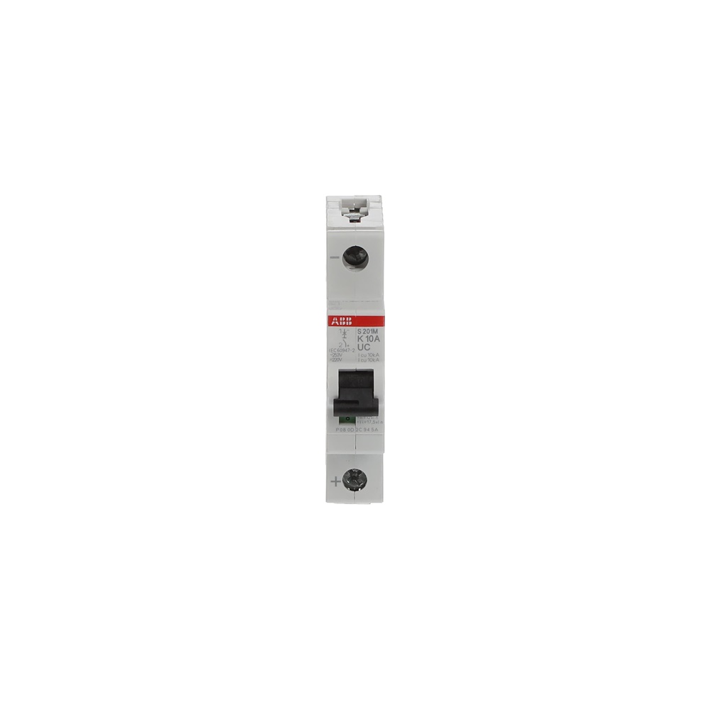 Interruttore automatico Miniature Circuit Breaker S200MUC 1P 10A K 10kA AC/DC uso industriale