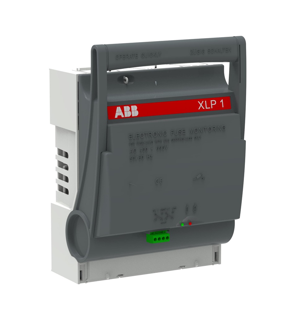 Portafusibile sezionatore NH1 3 poli 250A con monitoraggio elettronico fusibili e 6 morsetti a ponte