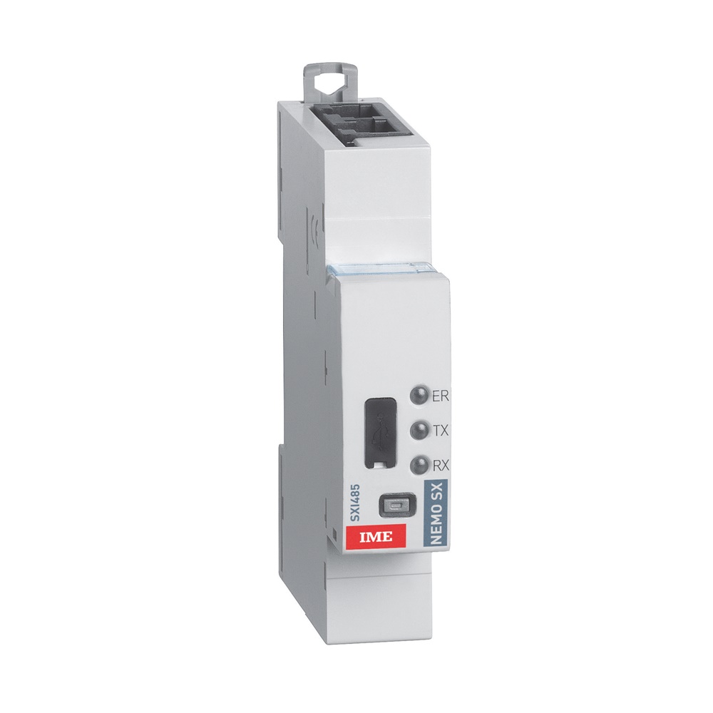 Modulo conversione protocollo NEMO SX a Modbus RS485 1 modulo DIN per automazione