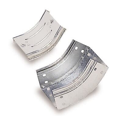 Deviazione canalina elettrica 45° altezza 75 mm verniciata RAL7035 uso professionale