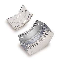 Deviazione canalina elettrica 45° altezza 75 mm verniciata RAL7035 uso professionale