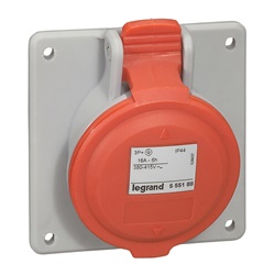 PRESA FISSA INCASSO IP44 16A 3P+N+T
