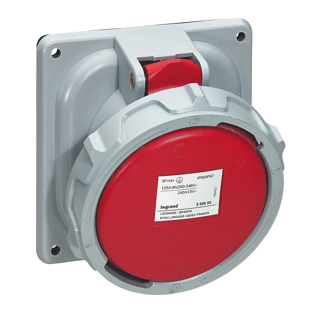 PRESA FISSA INCASSO IP67 125A 3P+N+