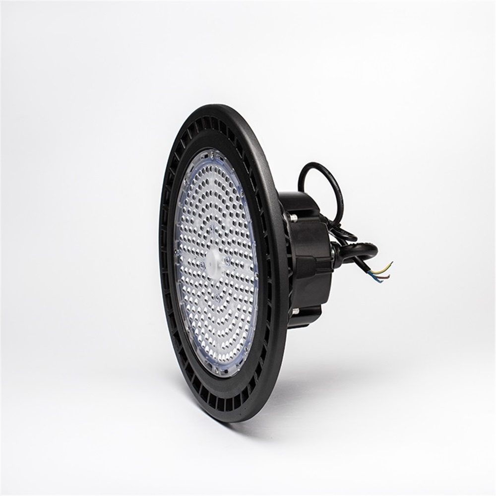 Campana Led Rotonda 200W Con Staffa Bianca Neutra Angolazione 120°