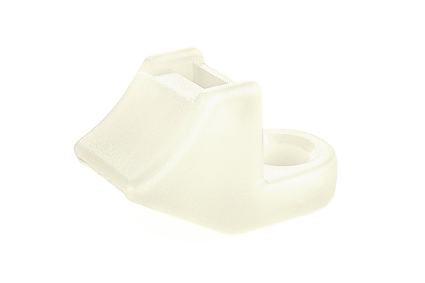 Supporto fissaggio a vite naturale per fascette larghezza max 8 mm uso cablaggio tecnico