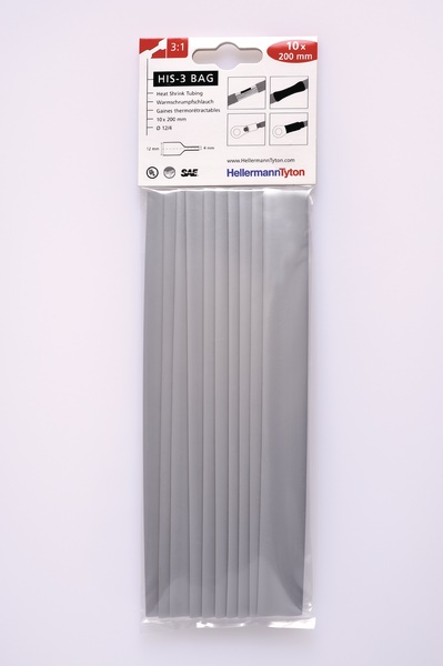 Termorestringente 3:1 guaina poliolefina flessibile isolamento protezione cavi cablaggi blister 12 pezzi