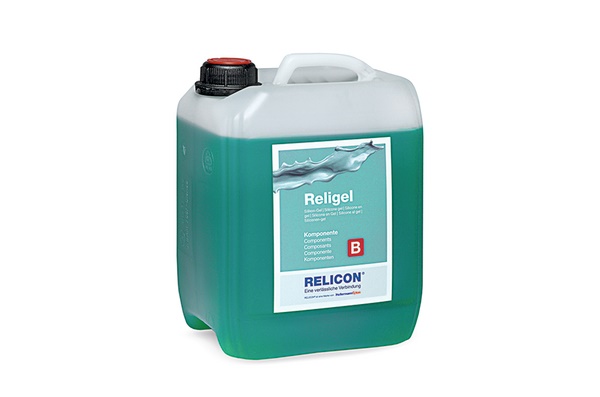 Gel bicomponente verde 10L Religel Plus isolamento elettrico e protezione umidità per basse tensioni