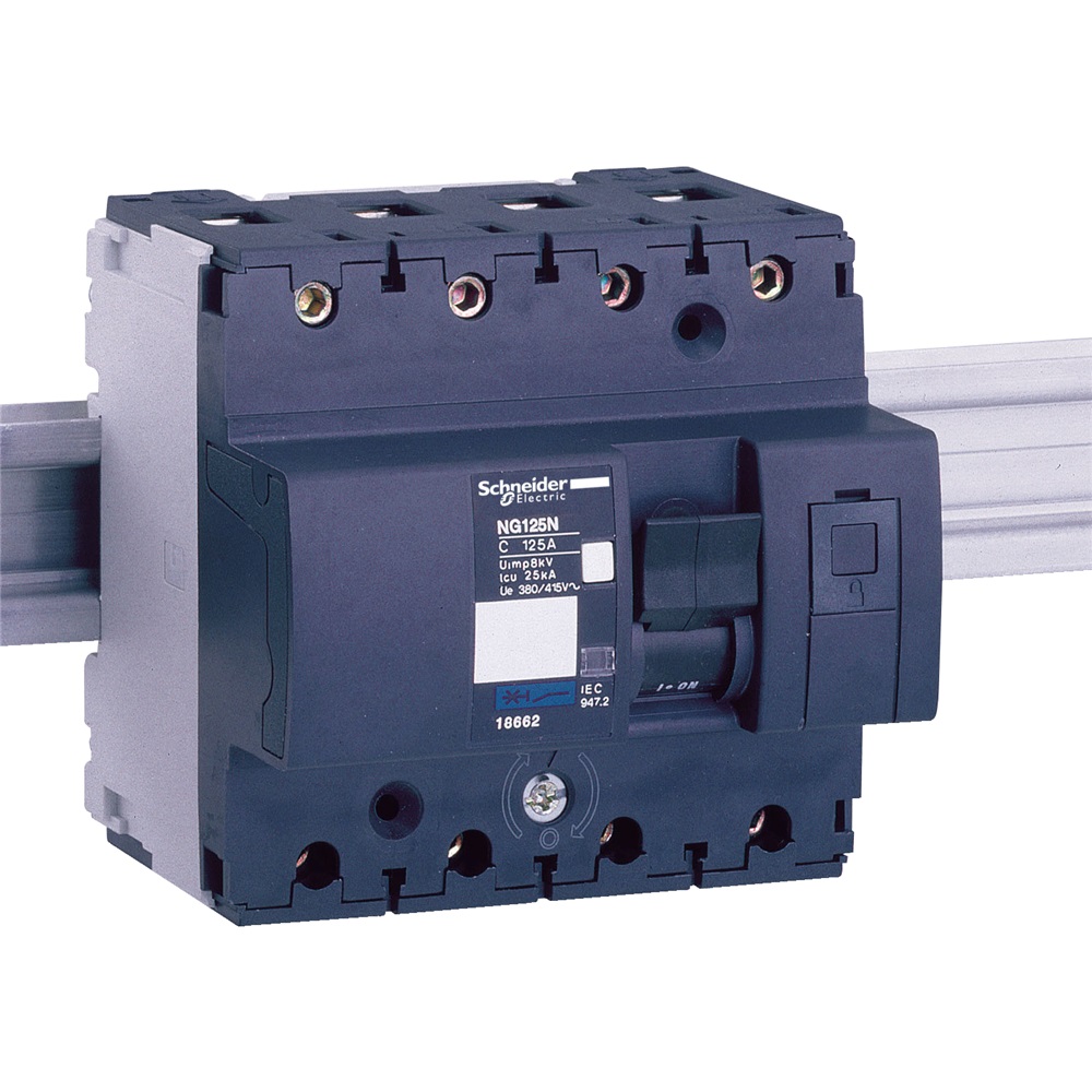 NG125 - circuit breaker - NG125L - 4P - 80A - D curve